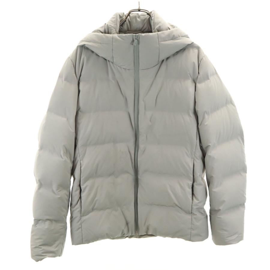 ユニクロ（UNIQLO） シームレス ダウンパーカー L グレー メンズ 古着
