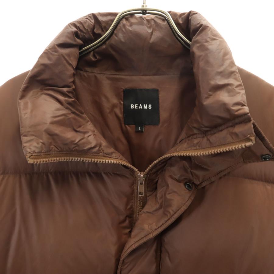 BEAMS（ビームス） ダウンジャケット L ブラウン メンズ 古着 中古