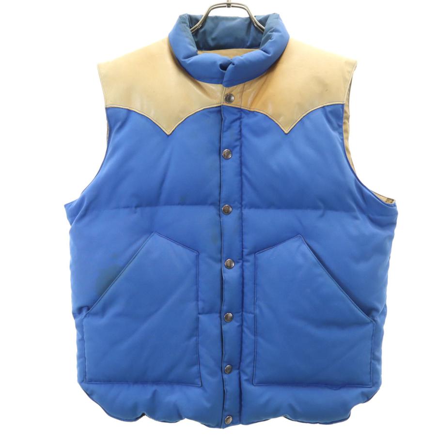 SUGAR CANE シュガーケーン ダウンジャケット/ダウンベスト メンズ 【古着】【中古】 SUGAR CANE シュガーケーン ダウンベスト L ブルー系 メンズ 古着 中古