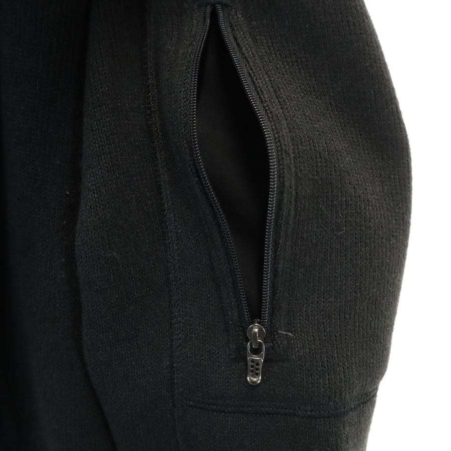 patagonia（パタゴニア） 長袖 ニット ジップパーカー L ブラック