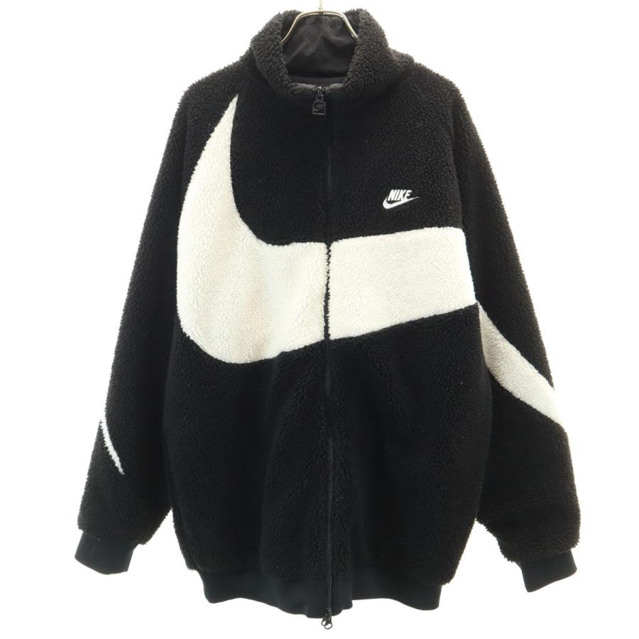 NIKE（ナイキ） フリースジャケット XL ブラック リバーシブル メンズ