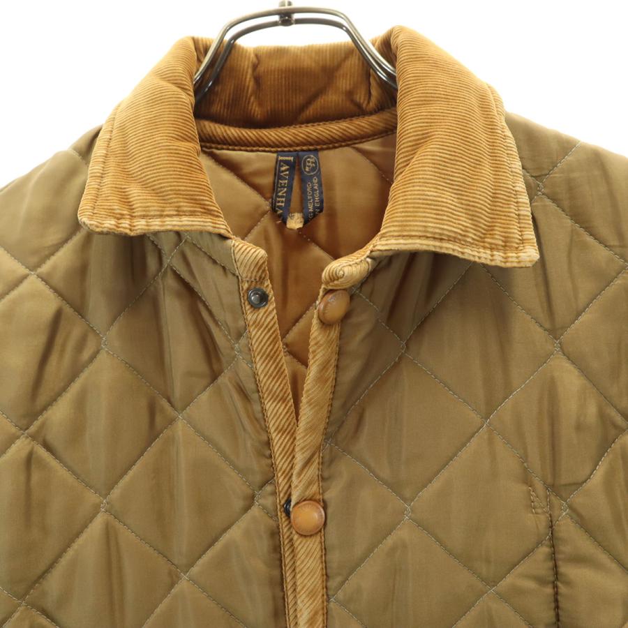 LAVENHAM ブラウン キルティングジャケット セール】 LAVENHAM TEYNHAM ポリエステル キルティングジャケット