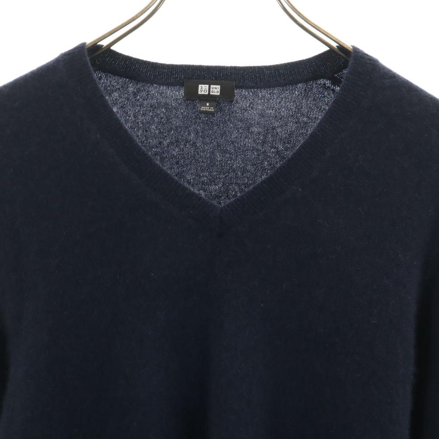 ♡新品未使用♡ UNIQLO ユニクロ ニット カシミヤ100 紺 ネイビー M UNIQLO - UNIQLOカシミヤ100% ニット ネイビー Sの通販 by m｜ユニクロ
