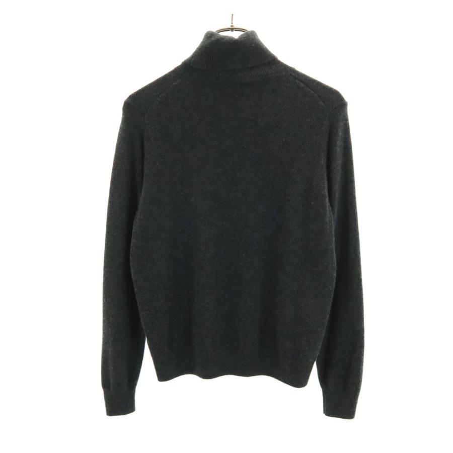 2/1まで最終値下　新品　ユニクロ　黒　カシミヤ　タートルネックセーター　L ユニクロ（UNIQLO） カシミヤ100％ 長袖 タートルネック セーター L