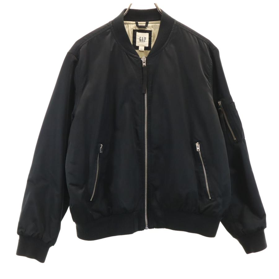 GAP（ギャップ） MA-1 フライトジャケット L ブラック 中綿 レディース