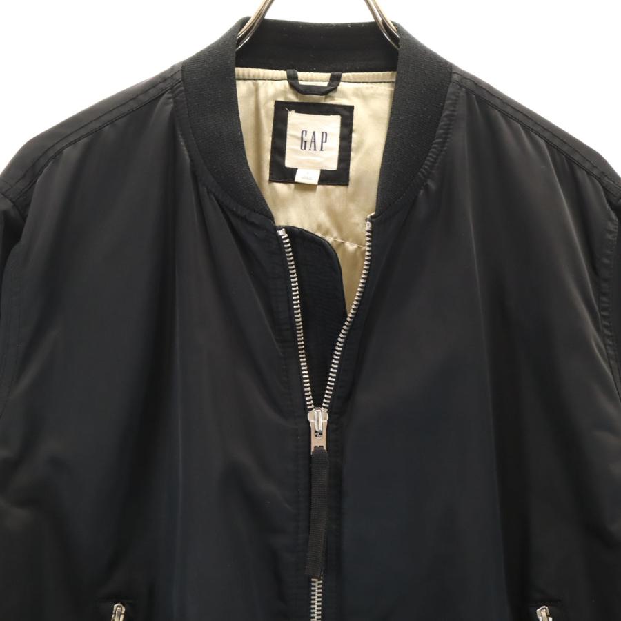 GAP（ギャップ） MA-1 フライトジャケット L ブラック 中綿 レディース