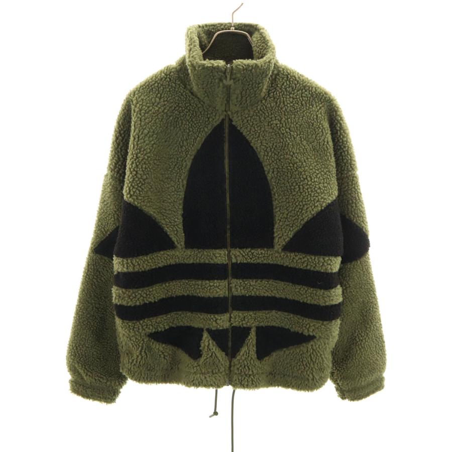 adidas（アディダス） 美品 トレフォイルロゴ ボアジャケット XS