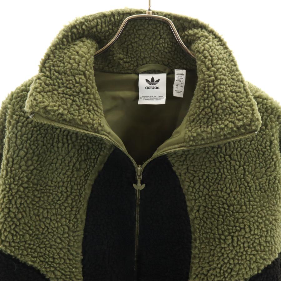 adidas（アディダス） 美品 トレフォイルロゴ ボアジャケット XS