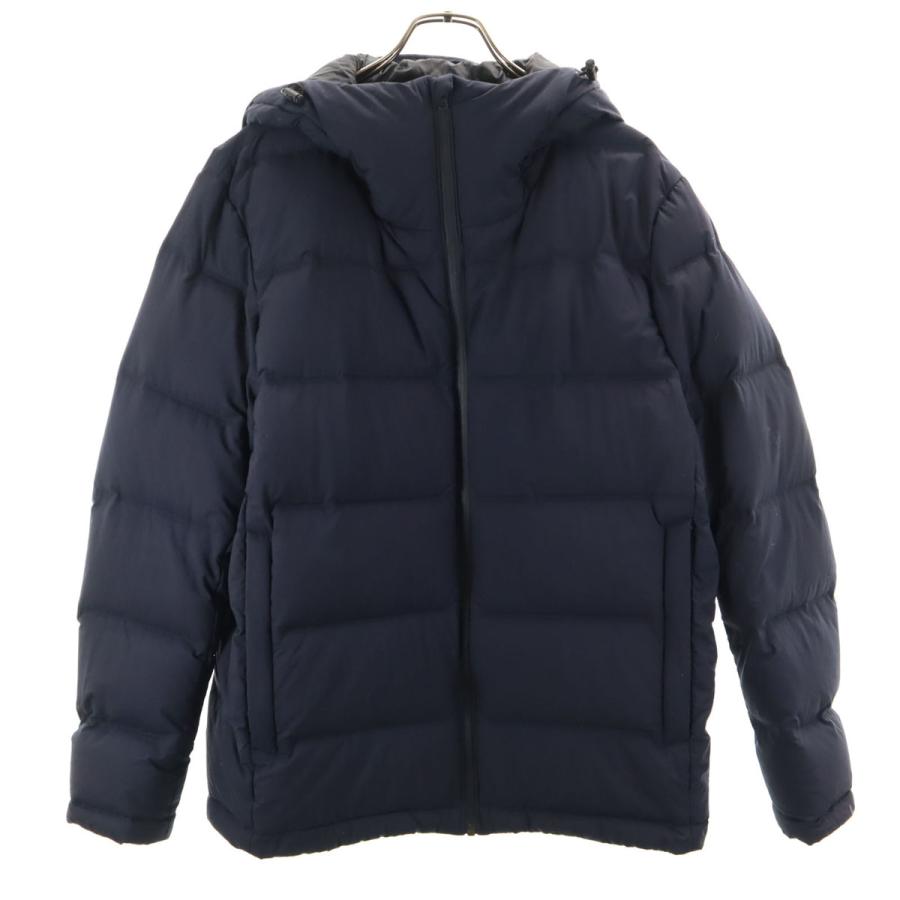ユニクロ（UNIQLO） シームレス ダウンパーカー XL ネイビー メンズ