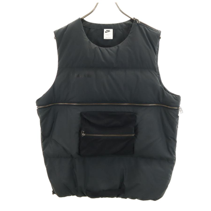 NIKE（ナイキ） ダウンベスト L ブラック メンズ 古着 中古 : CARMAK