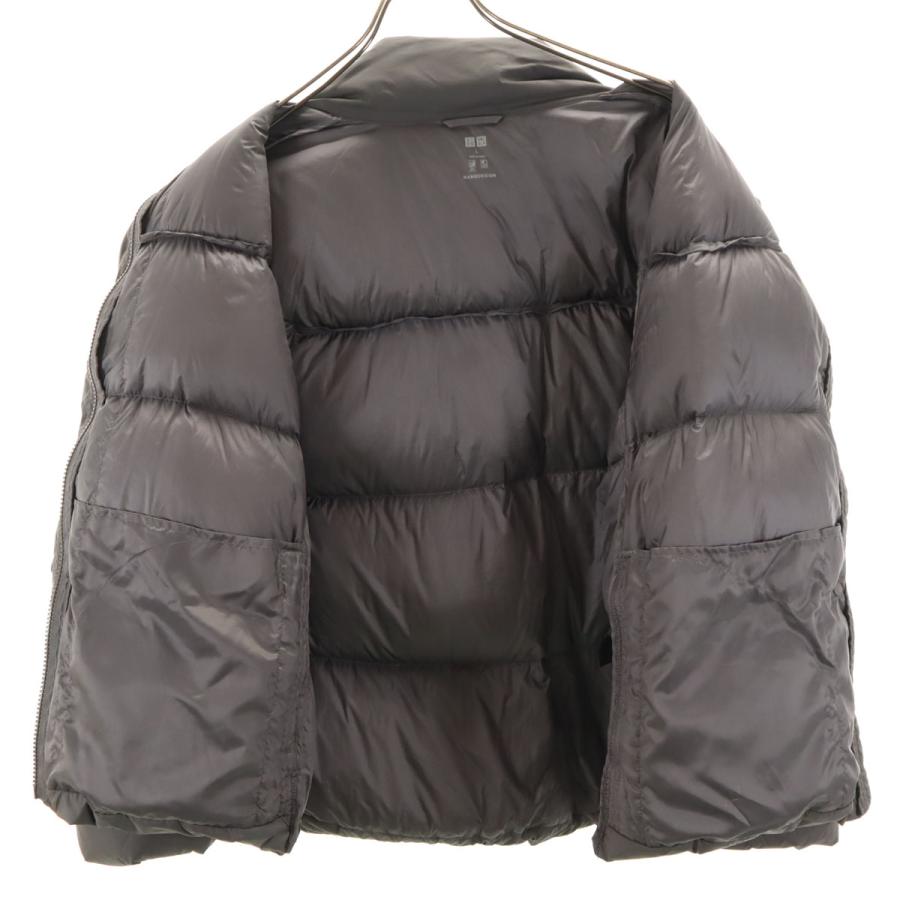 ユニクロ　ダウンジャケット　MA-1　グレー ユニクロ（UNIQLO） ダウンジャケット L グレー系 レディース 古着