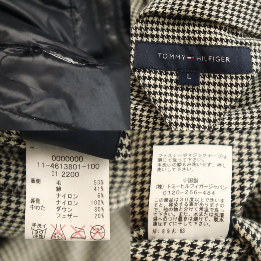 TOMMY HILFIGER（トミー・ヒルフィガー） 千鳥柄 リバーシブル ダウン 