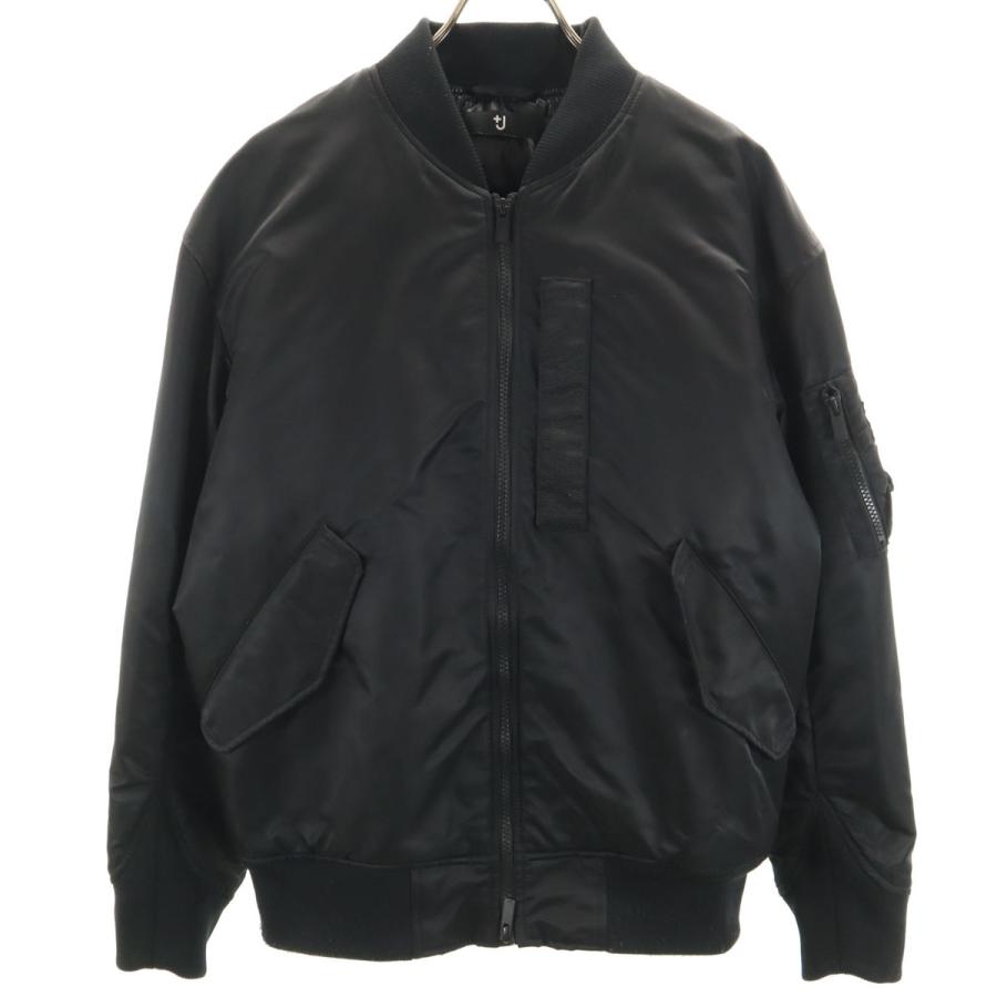 美品✨UNIQLO＋J ダウンMA1ジャケット　Mサイズ ブラック UNIQLO +J ユニクロ プラスジェイ MA-1 ハイブリッド オーバーサイズ