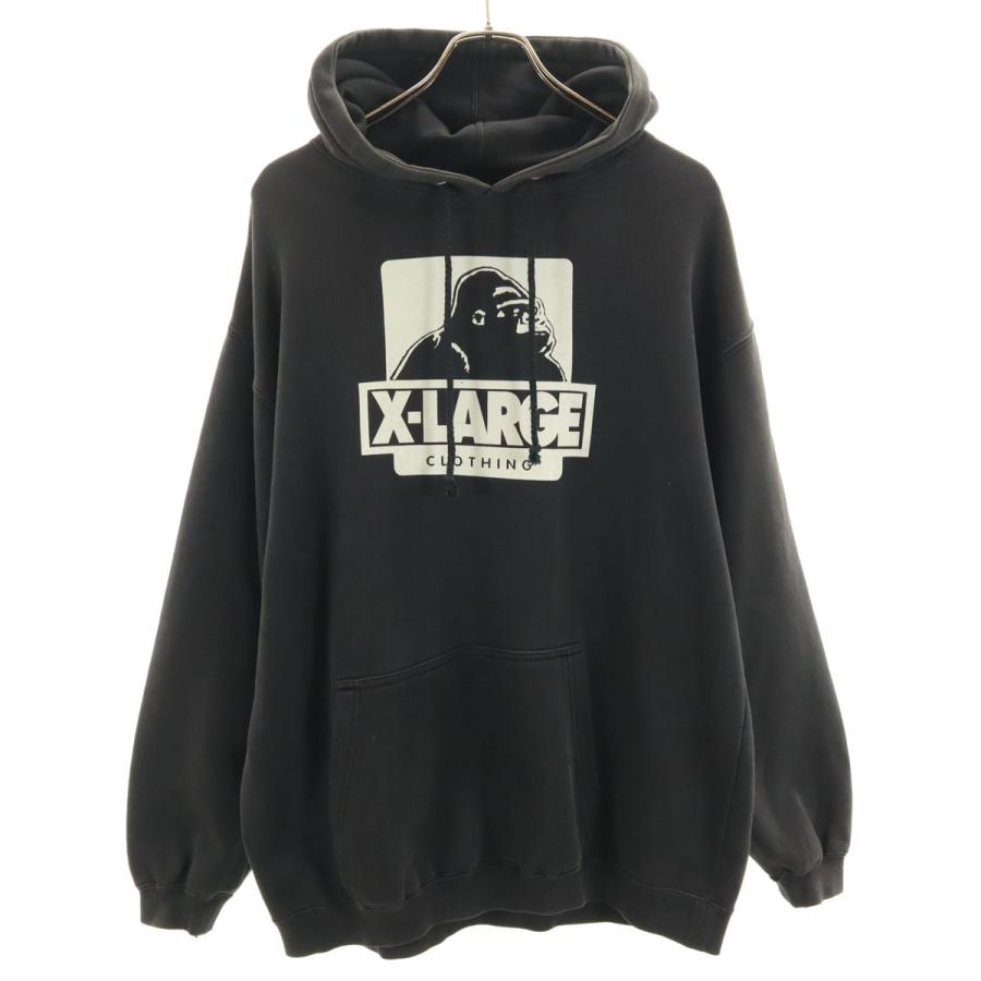 XLARGE（エクストラ ラージ） 長袖 スウェットパーカー M ブラック