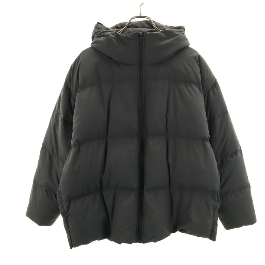 無印良品（MUJI） ダウンジャケット L-XL チャコール メンズ 古着 中古
