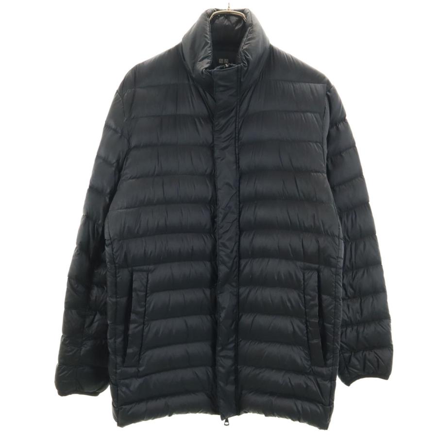 ユニクロ（UNIQLO） ダウンジャケット M ブラック系 メンズ 古着 中古 
