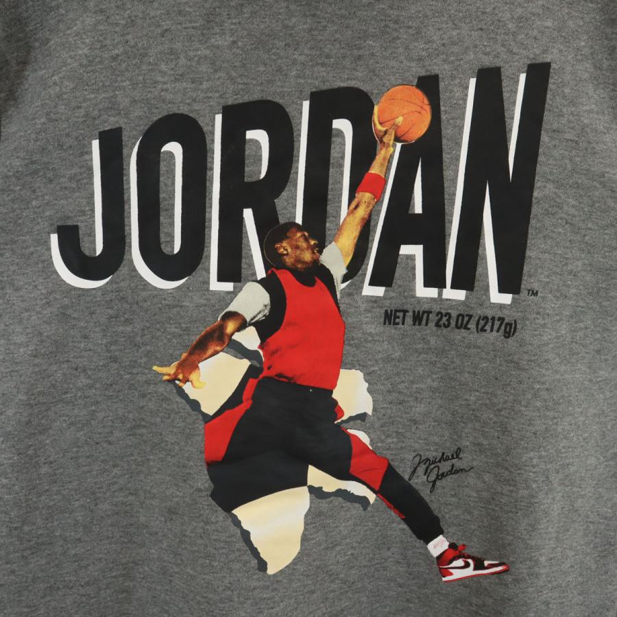 未使用 AIR JORDAN エアジョーダン バックプリント 長袖 スウェット