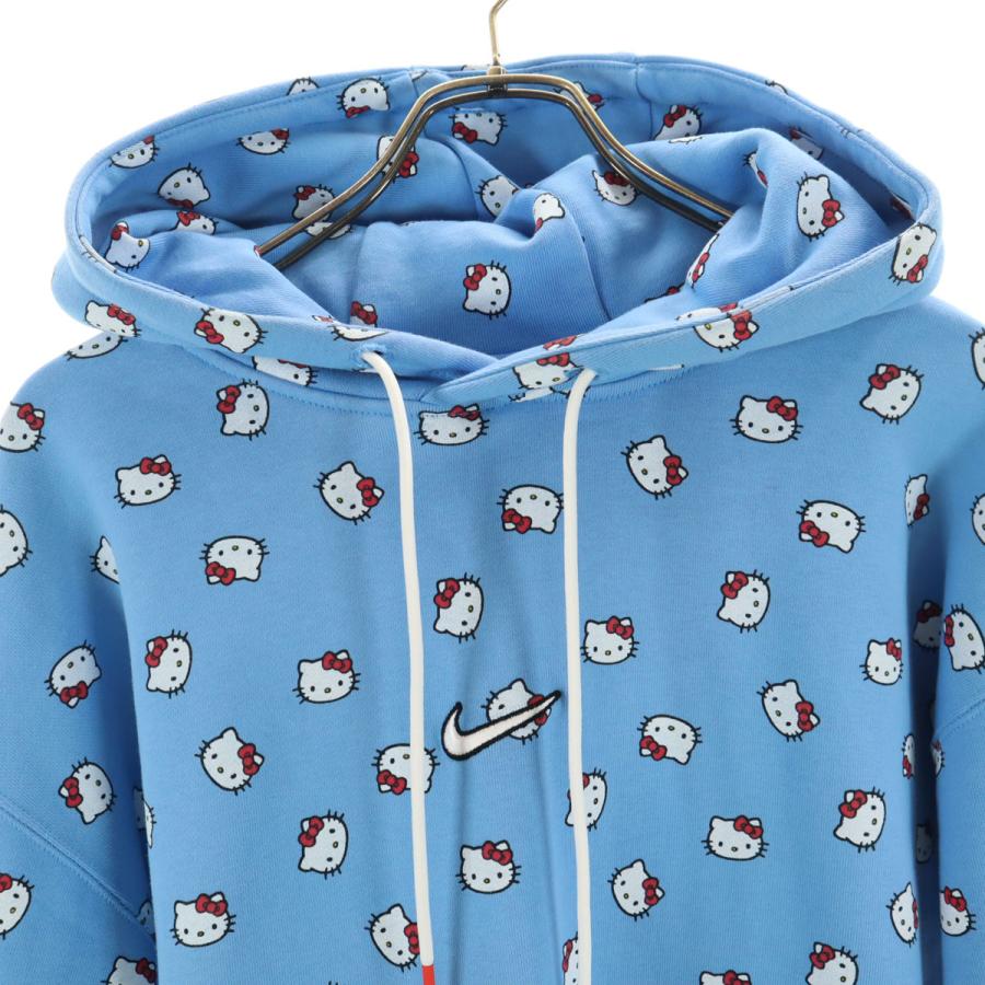 ハローキティ　ナイキNIKE コラボパーカー　Sサイズ NIKE AS U NRG HK FLC HOODIE UNIVERSITY BLUE 22SU-S（ナイキ NRG HK