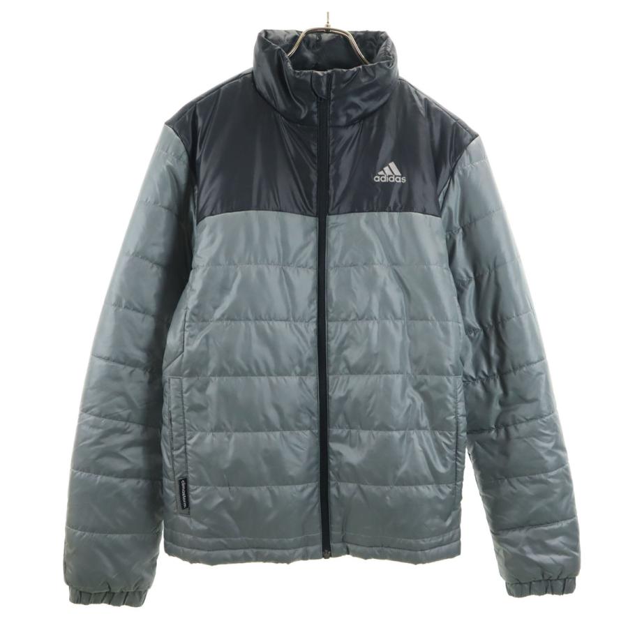 adidas（アディダス） 中綿ジャケット M グレー メンズ 古着 中古