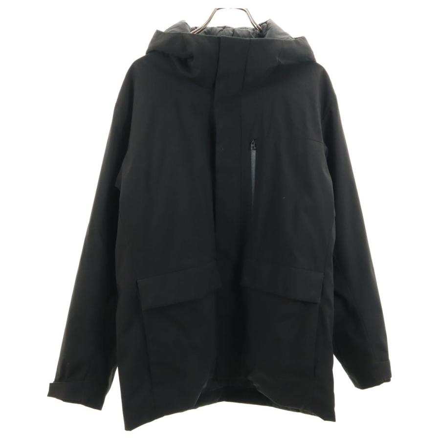 ユニクロ（UNIQLO） ハイブリッド ダウンパーカー L ブラック メンズ