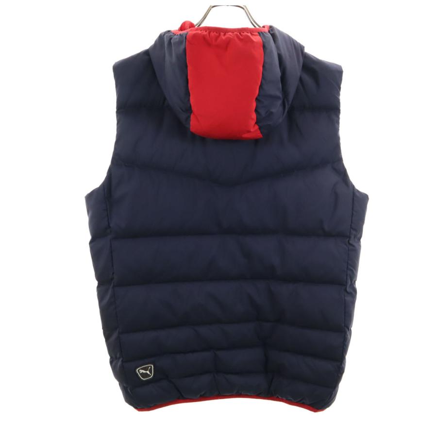 PUMA（プーマ） ダウンベスト S ネイビー メンズ 古着 中古 : CARMAK