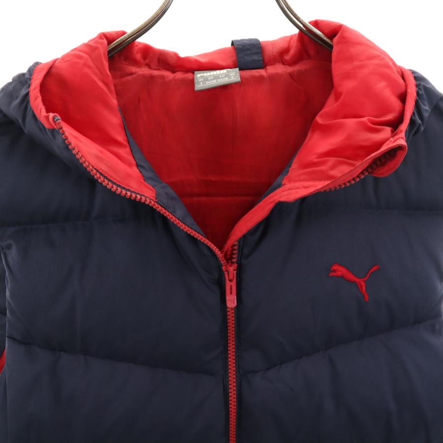 PUMA（プーマ） ダウンベスト S ネイビー メンズ 古着 中古 : CARMAK