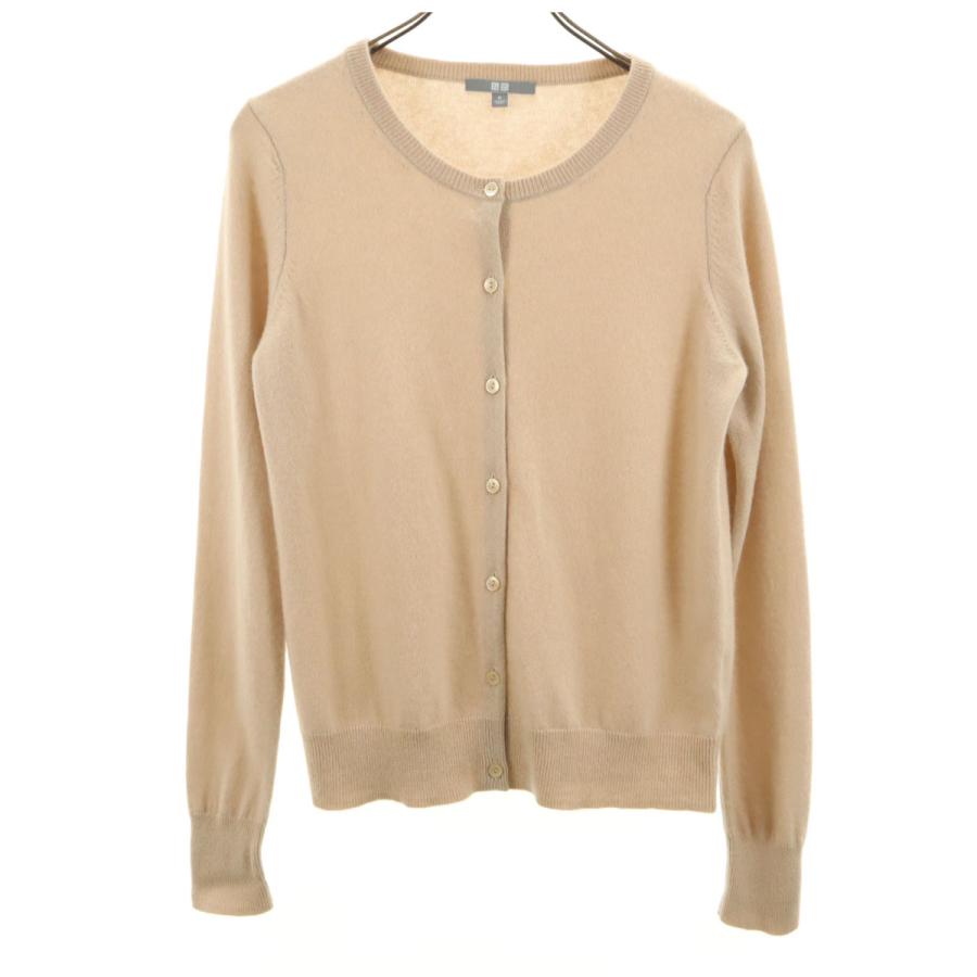 UNIQLO ユニクロ　カシミヤ100% ニット　カーディガン　レディース　M ユニクロ（UNIQLO） カシミヤ100％ 長袖 ニットカーディガン M