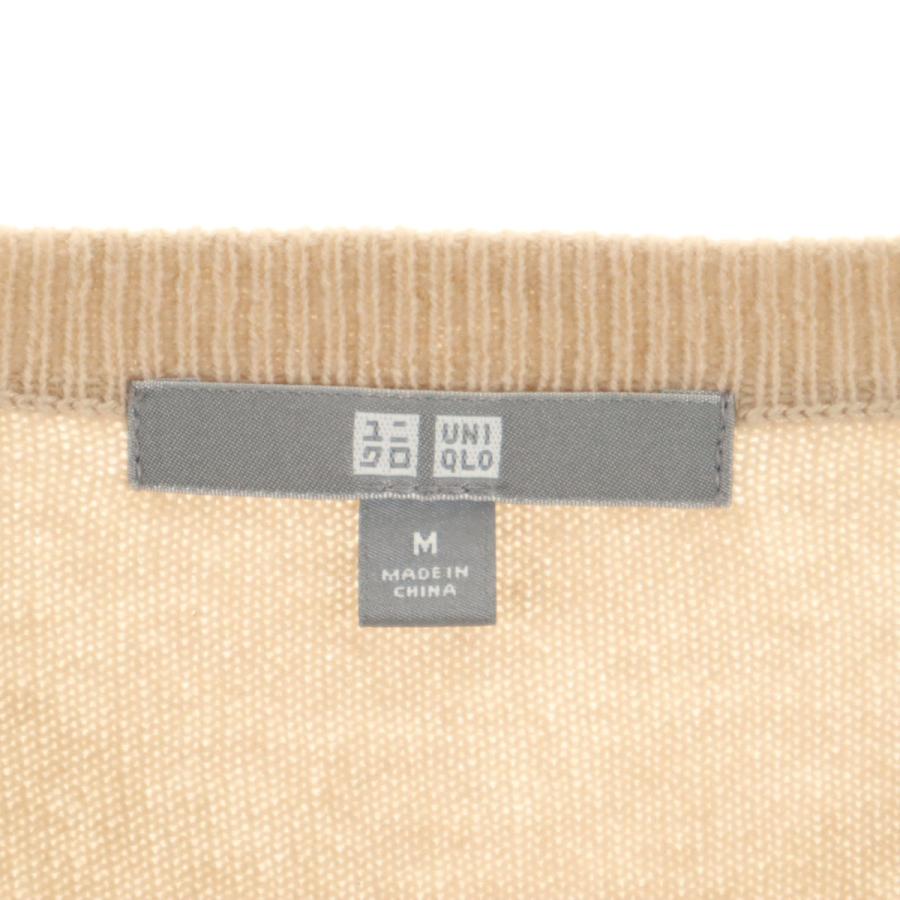 UNIQLO ユニクロ　カシミヤ100% ニット　カーディガン　レディース　M ユニクロ公式 | カシミヤクルーネックカーディガン（長袖）(レディース)