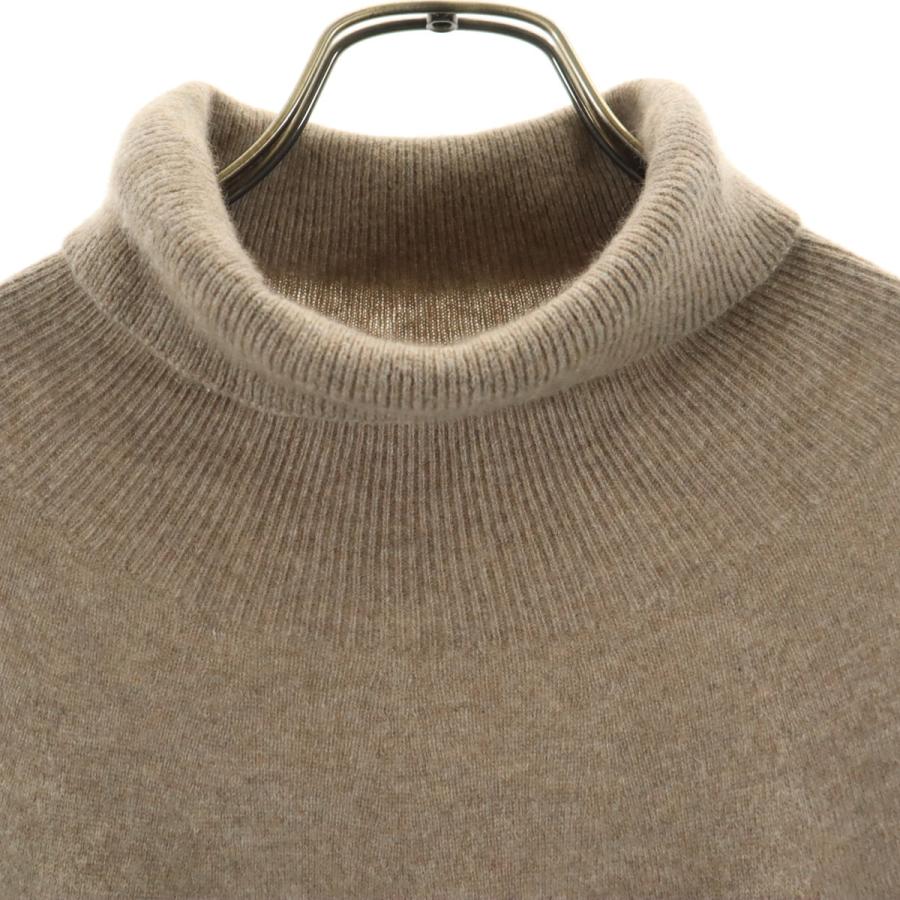 ユニクロ（UNIQLO） カシミヤ100％ 長袖 3D タートルネック チュニック 