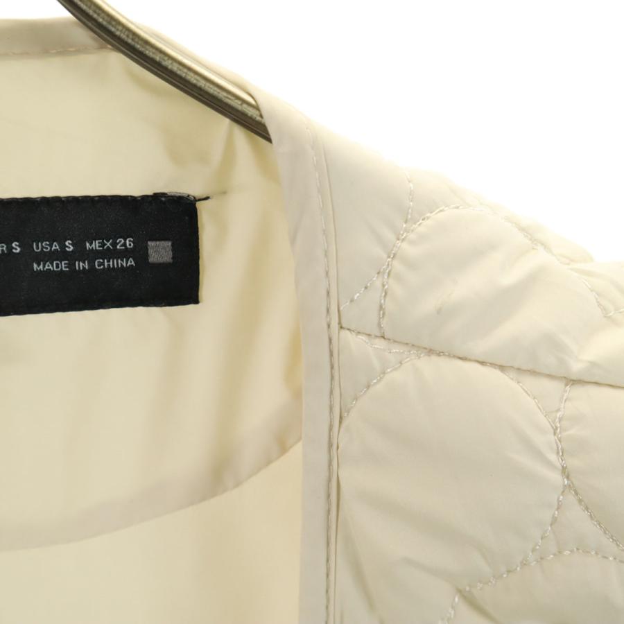 ZARA（ザラ） ハート キルティングジャケット S アイボリー レディース