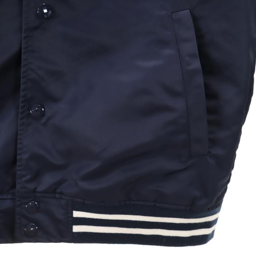 Champion（チャンピオン） スタジャン L ネイビー メンズ 古着 中古