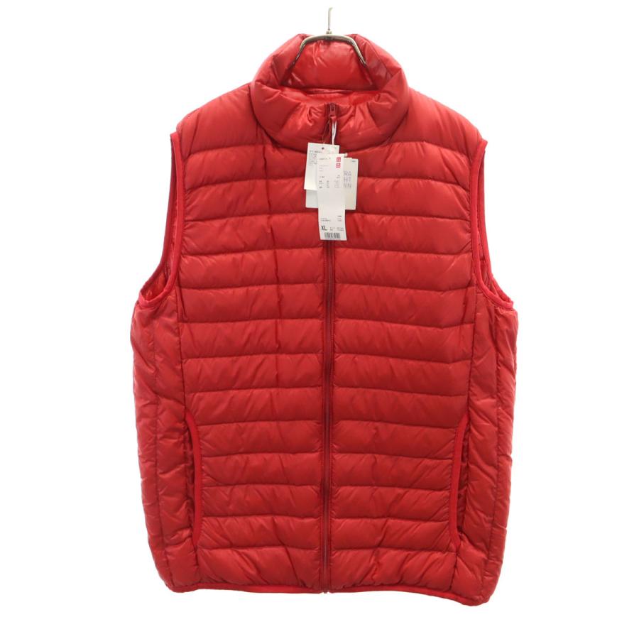 ユニクロ（UNIQLO） 未使用 ウルトラライト ダウンベスト XL レッド