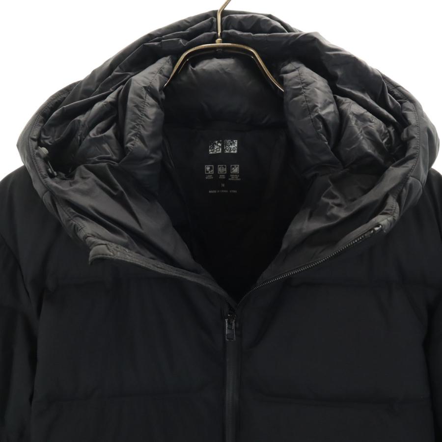 ユニクロ（UNIQLO） シームレス ダウンパーカー M ブラック メンズ 