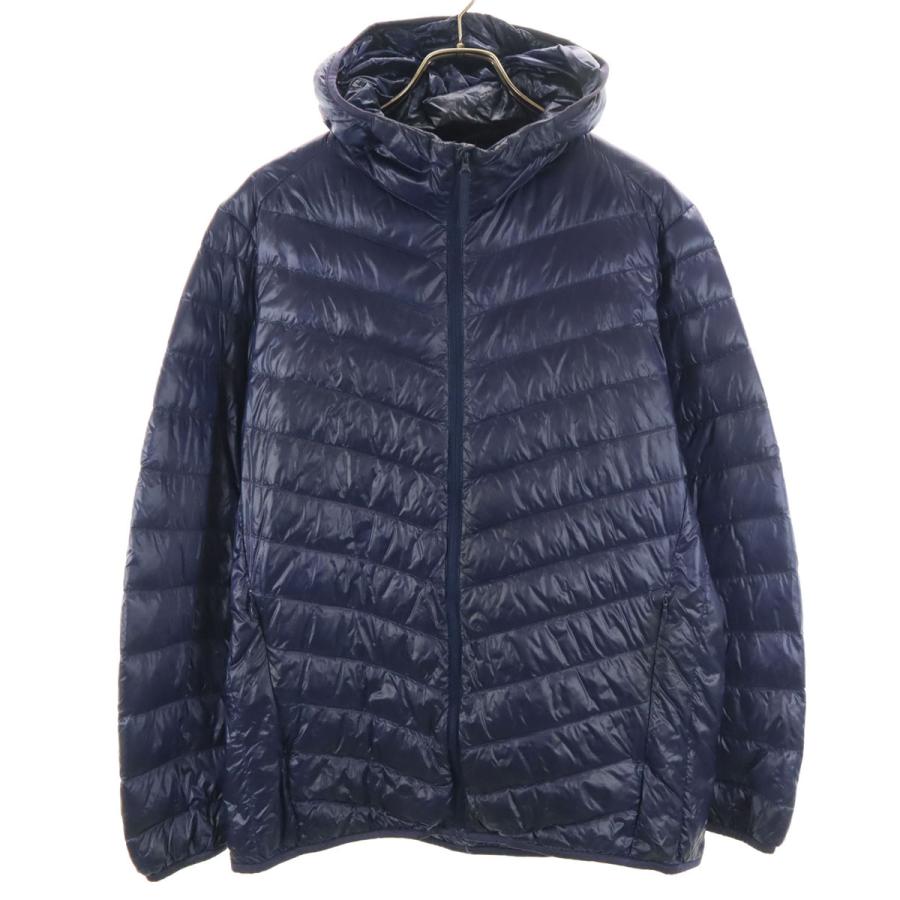 ユニクロ（UNIQLO） ウルトラライトダウンジャケット L ネイビー