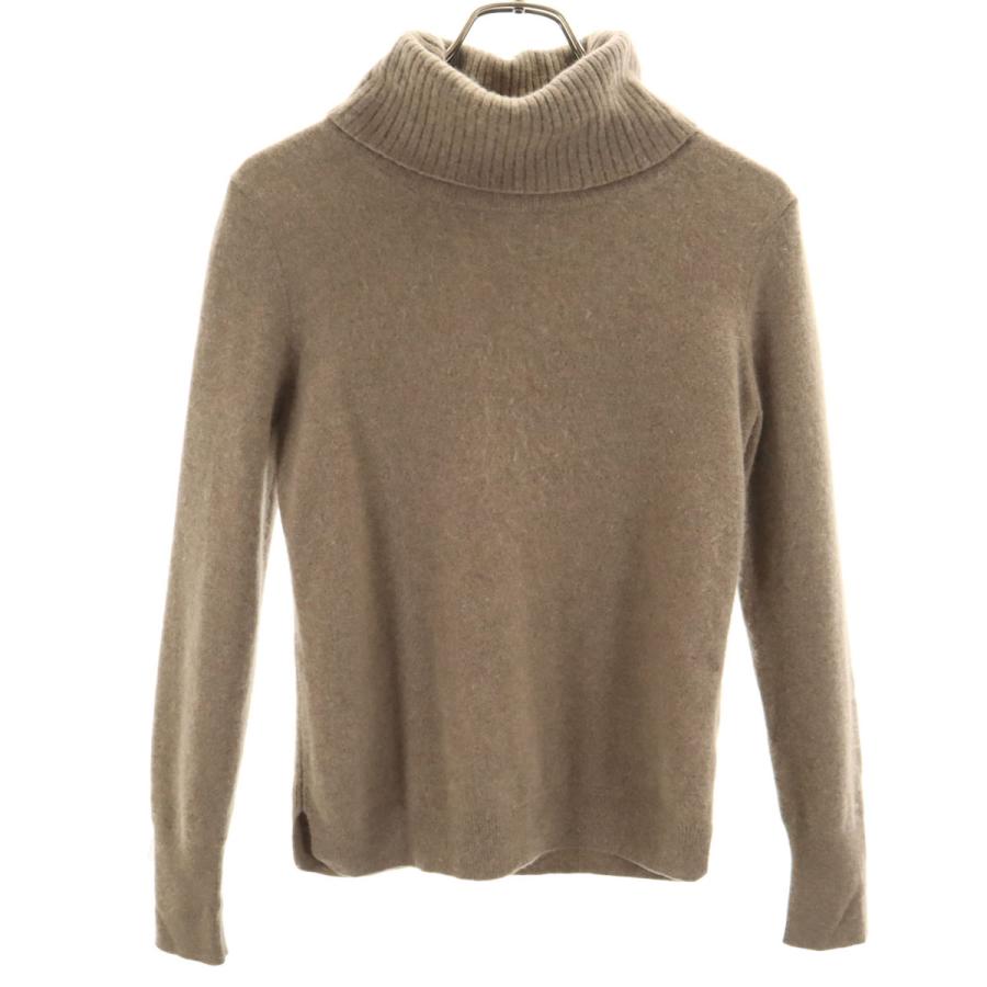 ユニクロ（UNIQLO） カシミヤ100％ 長袖 タートルネック セーター L 