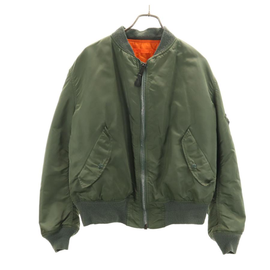 ALPHA MA-1 90s made in usa olive XL 民間品 ALPHA（CELLSTAR） ALPHA アルファ 90s USA製 オールド MA-1 フライト