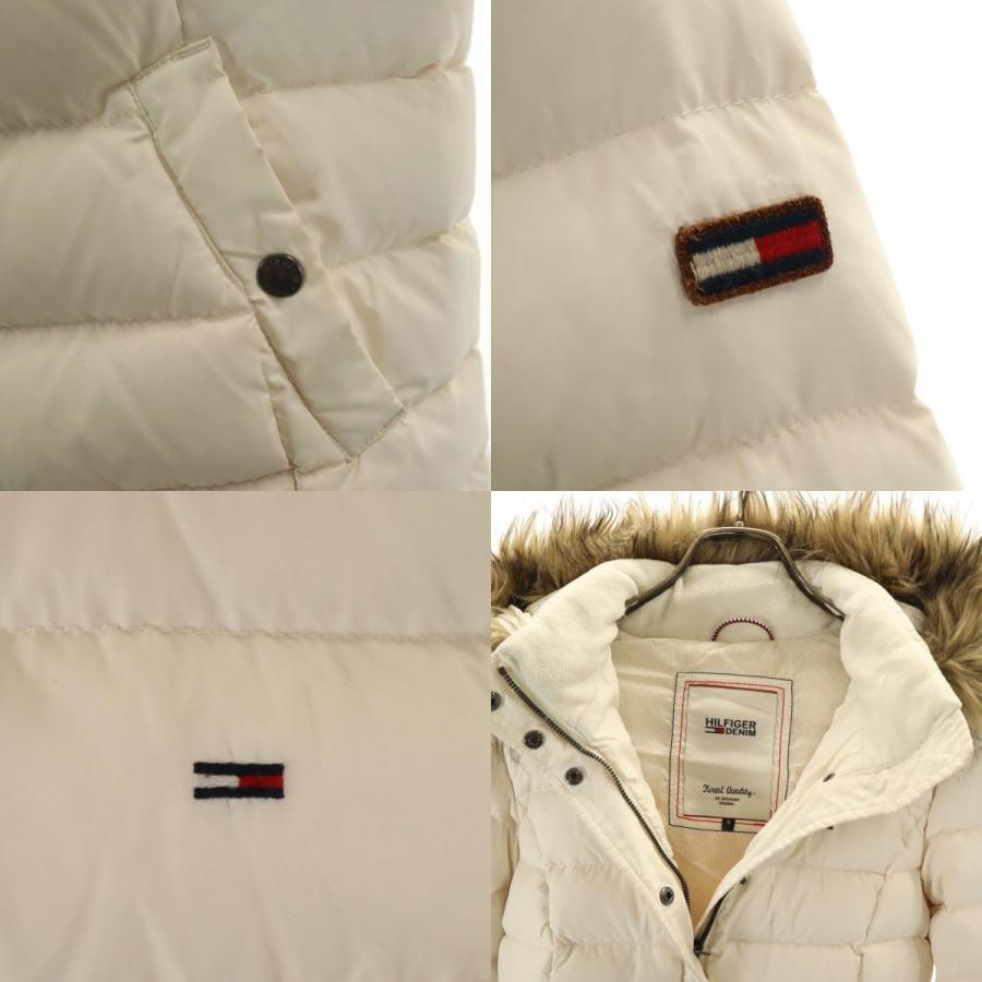 HILFIGER DENIM ヒルフィガーデニム ダウンジャケット S アイボリー