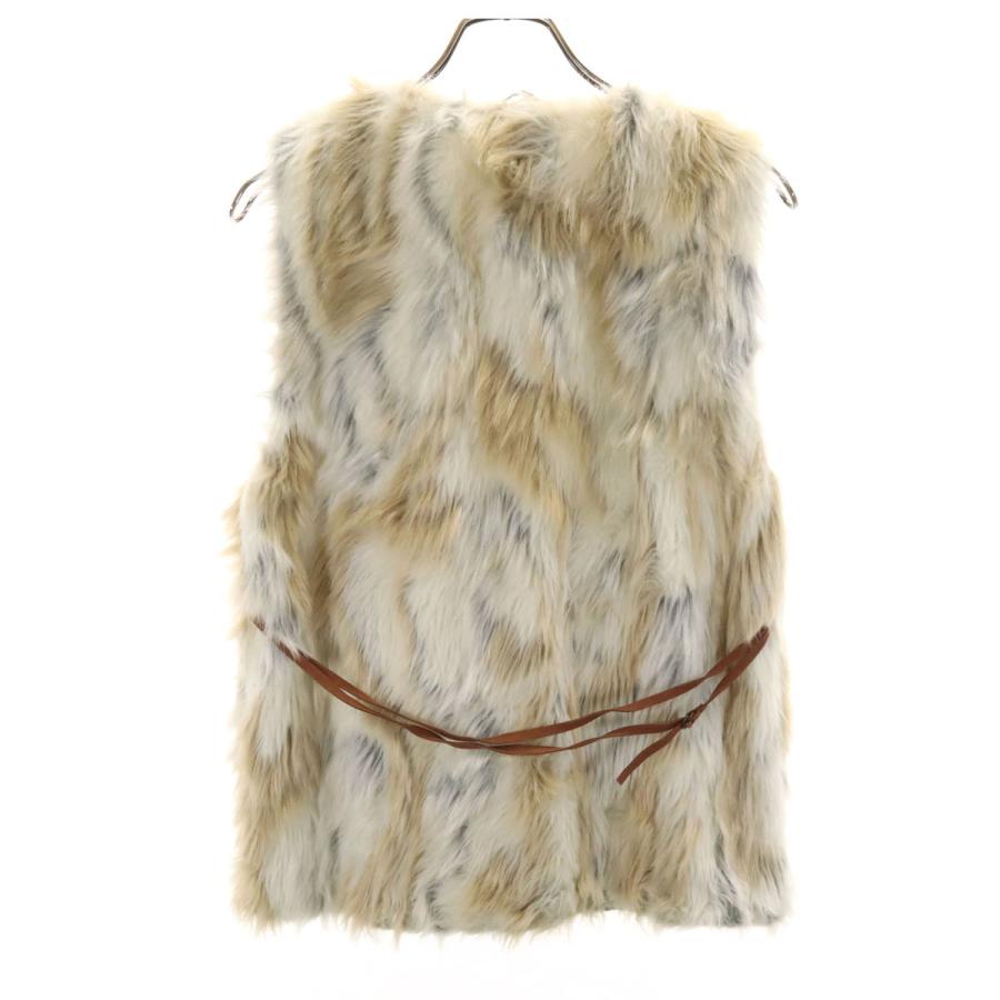 ZARA（ザラ） ファーベスト 13/14 ベージュ系 GIRLS キッズ 古着 中古 