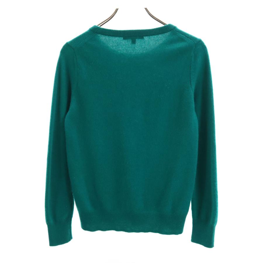 ARCHIVIO グリーン カシミヤ セーター サイズ48 ユニクロ（UNIQLO） カシミヤ100％ 長袖 セーター M エメラルド