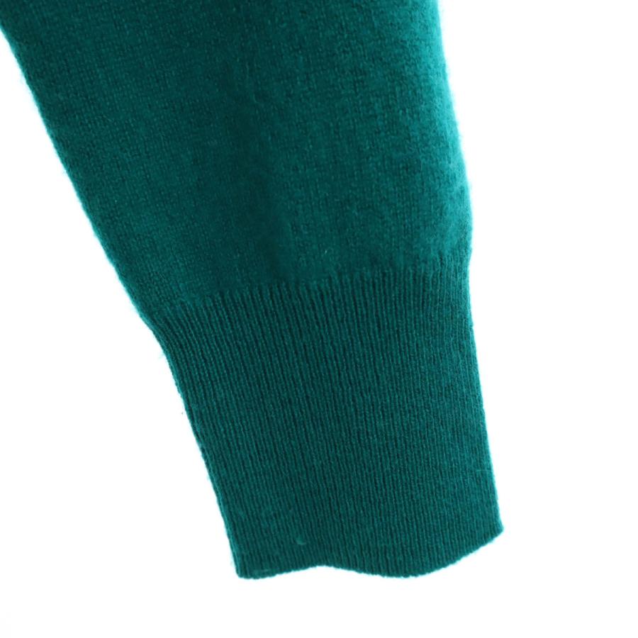 ユニクロ（UNIQLO） カシミヤ100％ 長袖 セーター M エメラルド