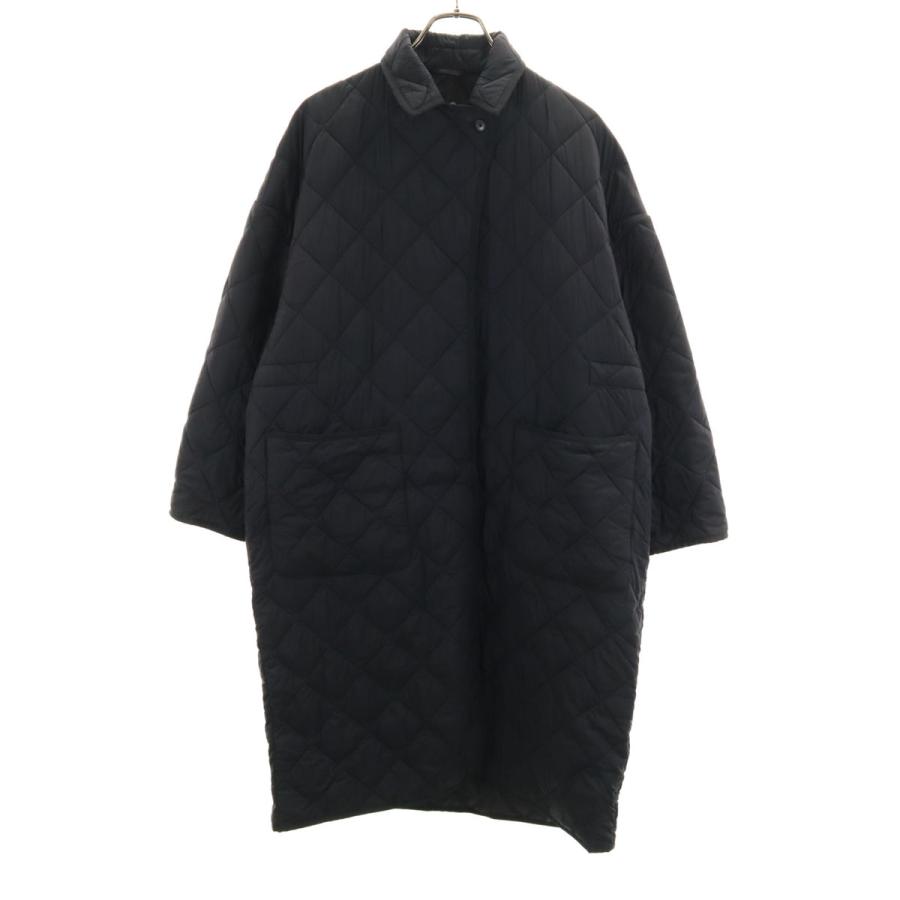 【UNIQLO:C】パフテックオーバーサイズコート　L 黒 UNIQLO:C ユニクロシー パフテックオーバーサイズ キルティングコート