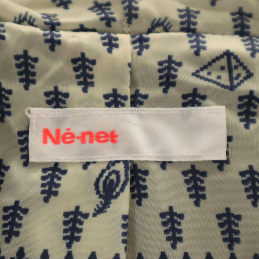 Ne-net（ネネット） チェック柄 ダッフルコート 2 ネイビー レディース