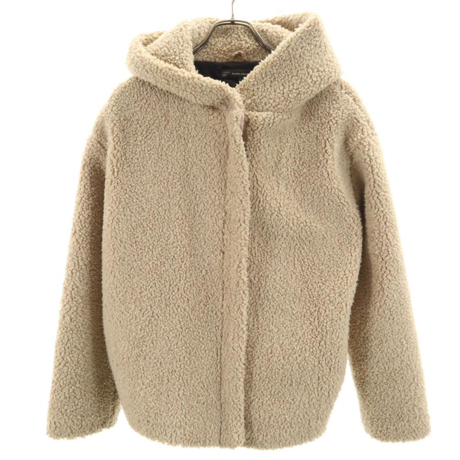 ZARA（ザラ） ボアジャケット XS ベージュ レディース 古着 中古 