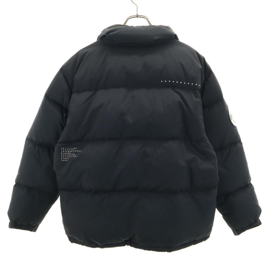 90s Champion ダウンジャケット　黒 Champion（チャンピオン） ダウンジャケット M ネイビー メンズ 古着