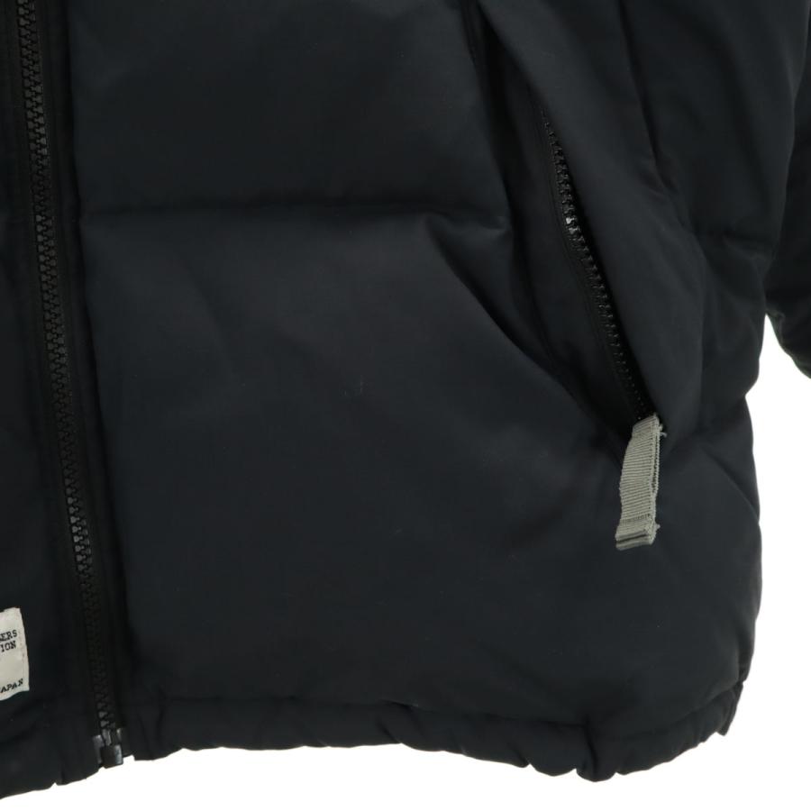 Champion（チャンピオン） ダウンジャケット M ネイビー メンズ 古着 