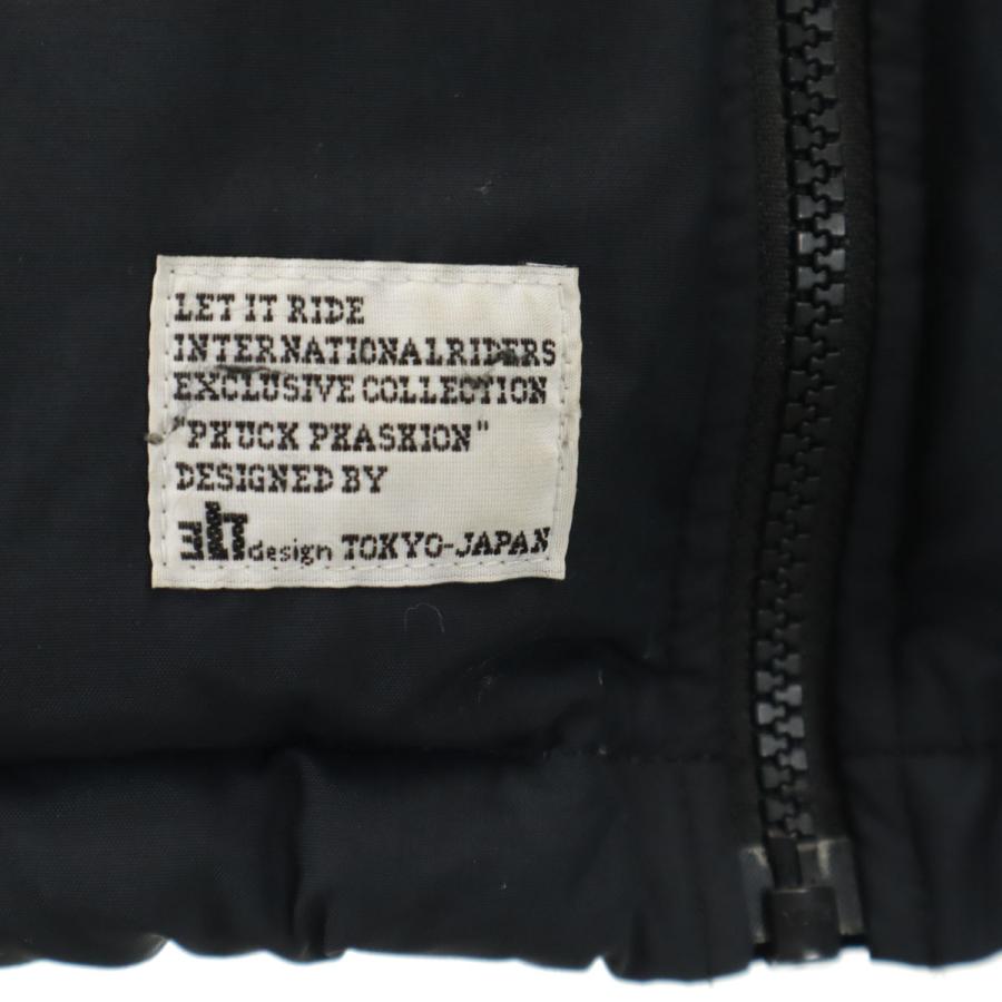 Champion（チャンピオン） ダウンジャケット M ネイビー メンズ 古着 