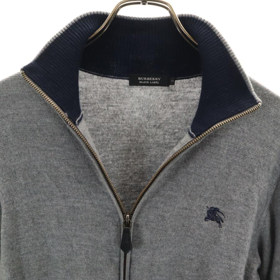 BURBERRY BLACK LABEL（バーバリーブラックレーベル） ダイヤ柄 ニット 