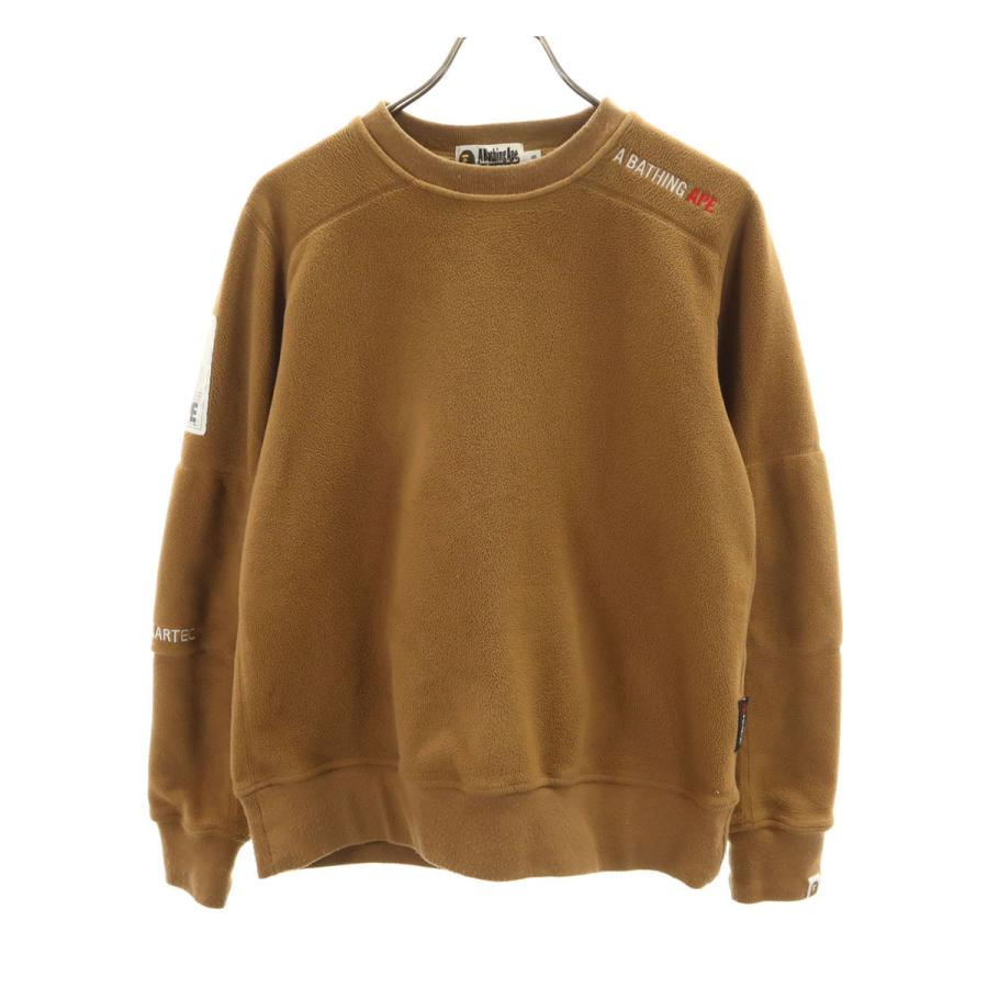 A BATHING APE（アベイシングエイプ） 長袖 フリース トレーナー S