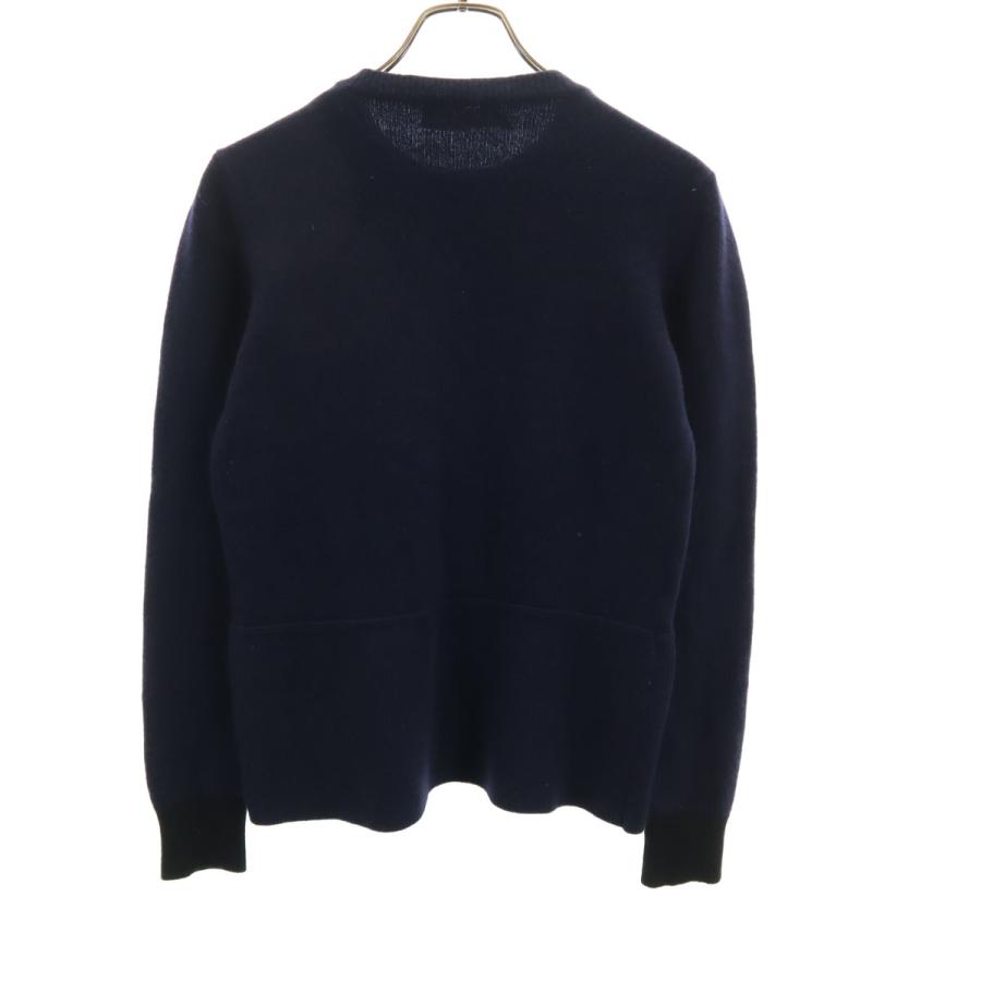 古着 MARNI マルニ イタリア製 長袖 セーター 46 ネイビー ニット メンズ MARNI（マルニ） イタリア製 長袖 セーター 46 ネイビー ニット メンズ