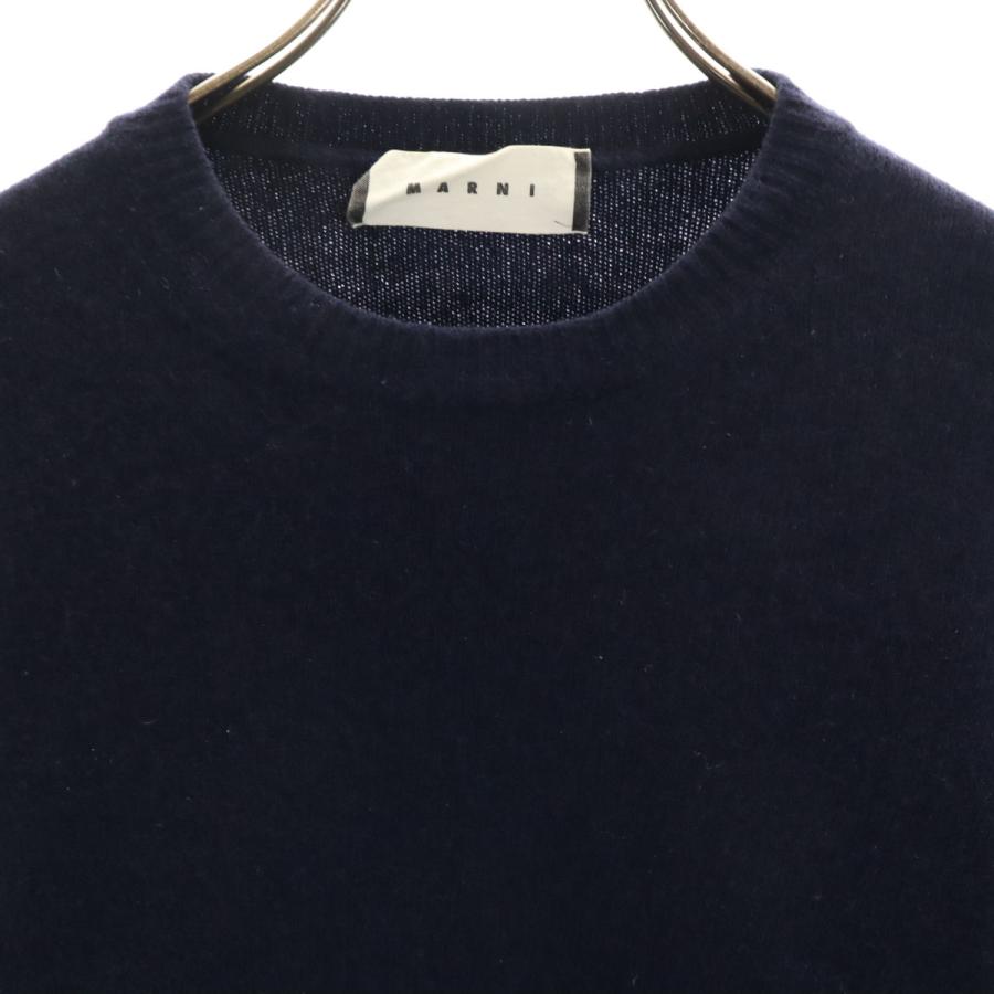 MARNI（マルニ） イタリア製 長袖 セーター 46 ネイビー ニット メンズ